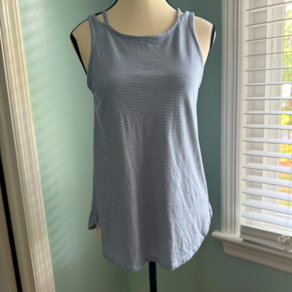 Loft Stripped Tank - Slits on Shoulders - Picture 1 of 5